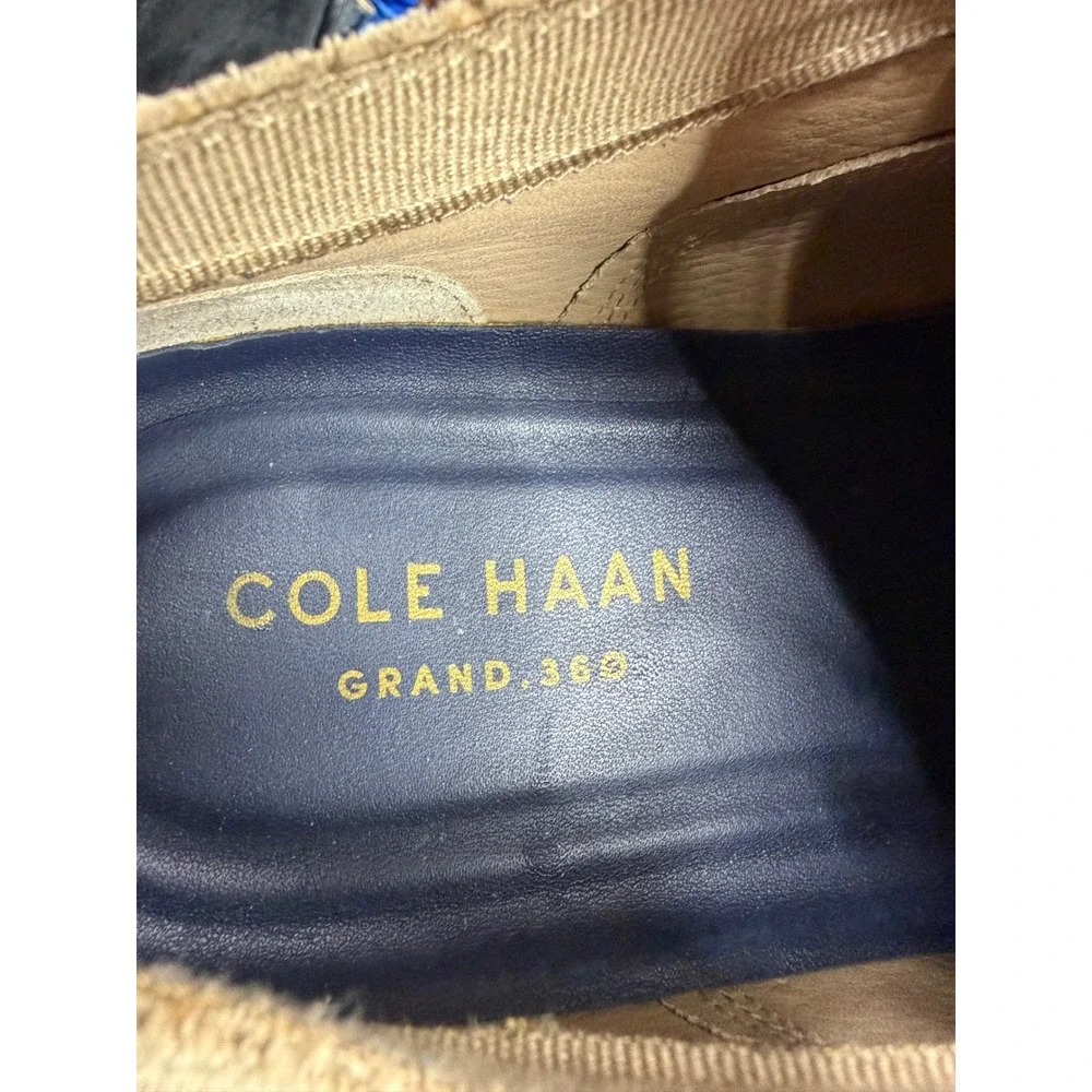 Cole Haan Grand 360 Oxford Shoes Mens 11 Tan Suede Lace Up Derby C33796